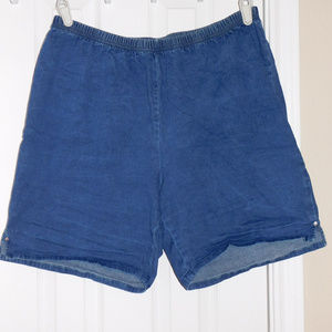 2X Everyday Fit Catherines Stretch Denim Shorts